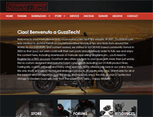 Tablet Screenshot of guzzitech.com